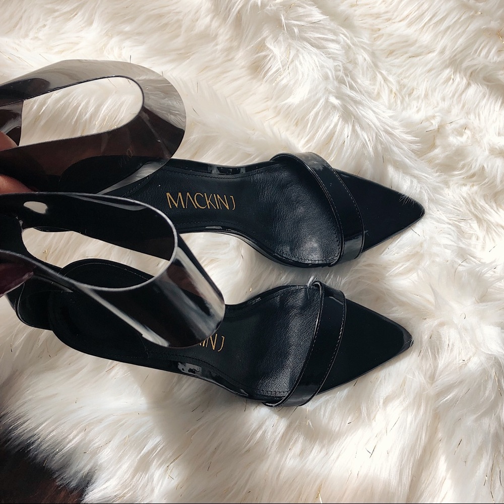 Black Pointy Stiletto Heels - Picture 5 of 8